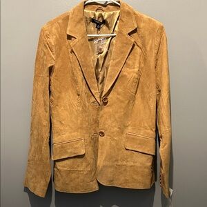 Chadwick’s Tan Leather Blazer